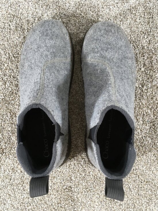 Chaco Revel Chelsea Boots Mens Size 9.5 Gray Felt main image 9